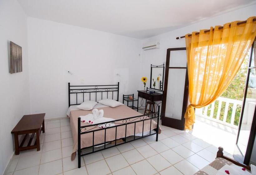Четырехместный Номер Стандарт с Балконом, Kefalonia Beach Hotel & Bungalows