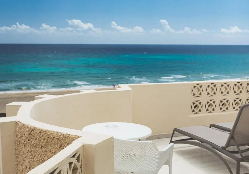Huoneisto 1 Makuuhuone Merinäkymä, R2 Maryvent Beach Apartments