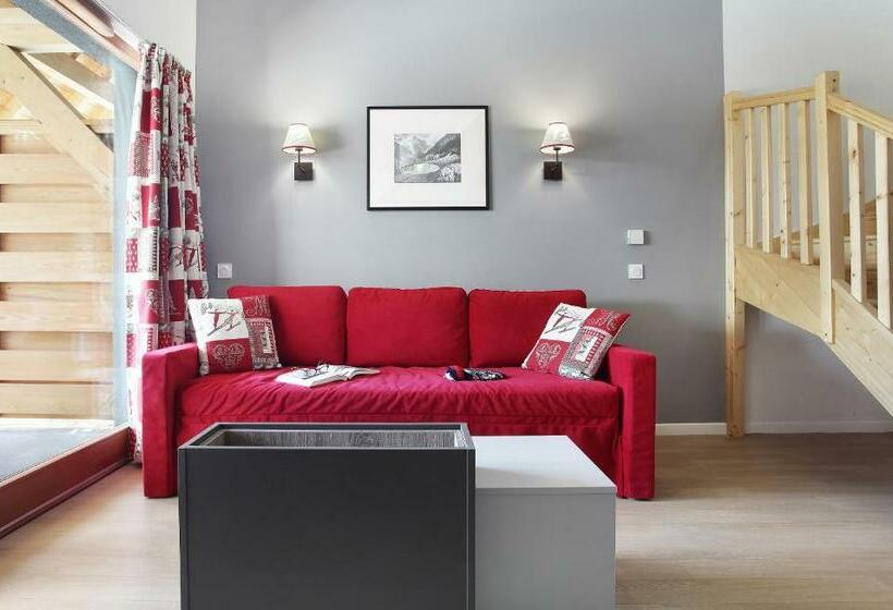 침실 2개 아파트, Residence Odalys Aquisana