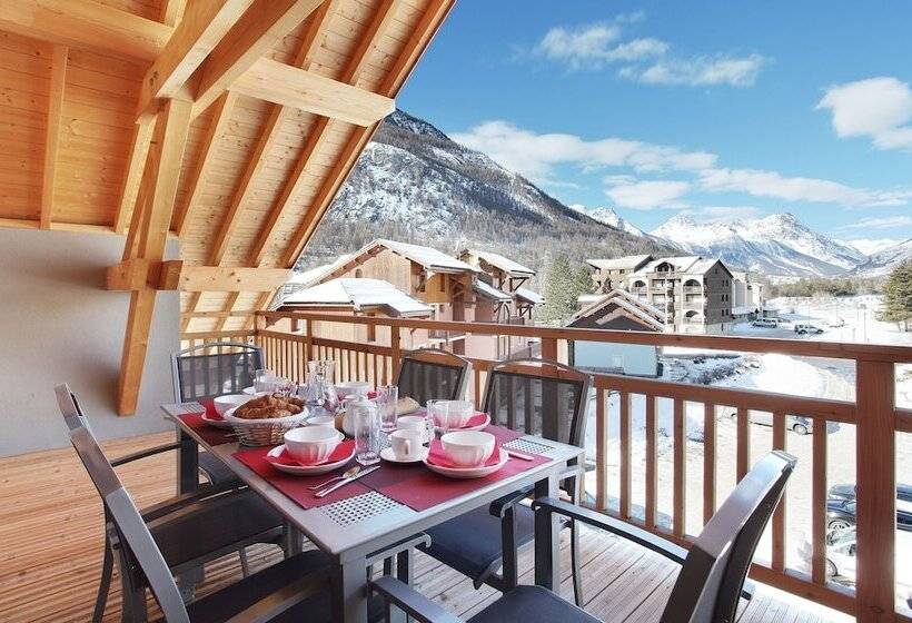 침실 2개 아파트, Residence Odalys Aquisana