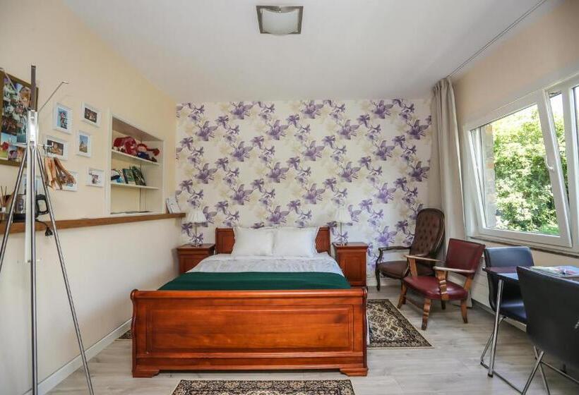 Standard room with outdoor bath, Villa Kakelbont Borgloon