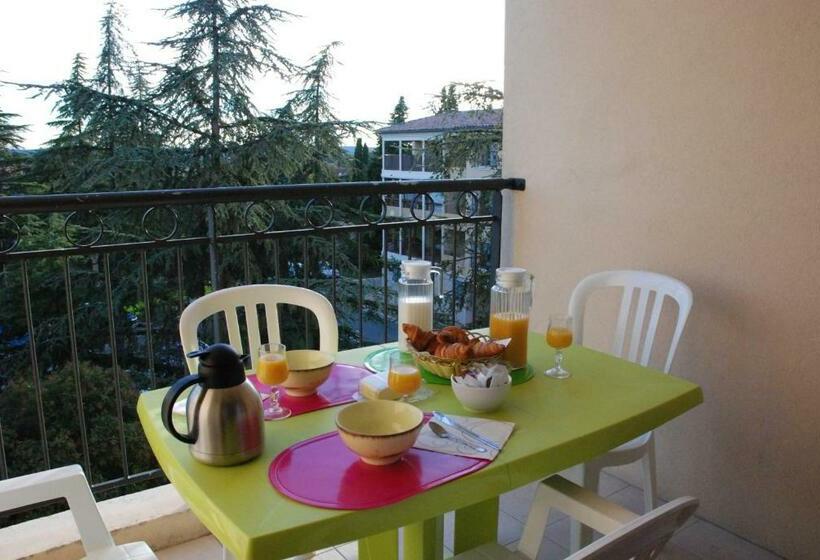 침실 2개 아파트, Uzes Appart Hotel Résidence Le Mas Des Oliviers