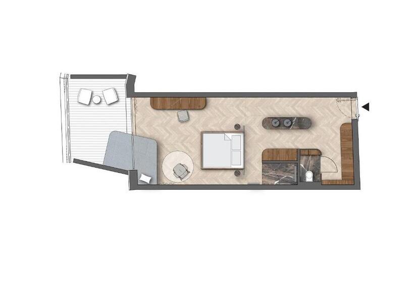 חדר סטנדרט נוף להרים, Nesslerhof