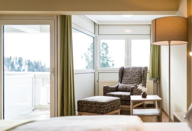 غرفة كلاسيكية مع بلكونة, Panorama Hotel Turracher Höhe