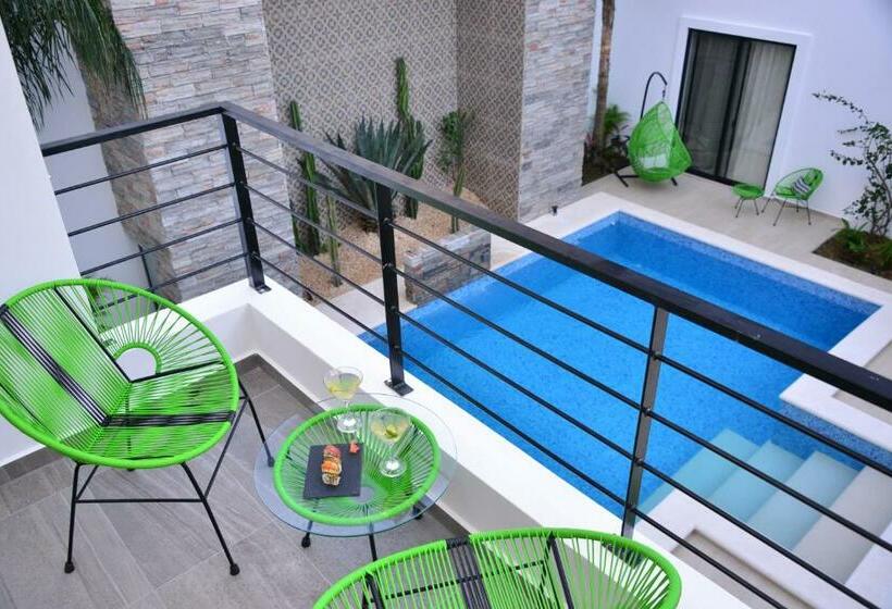 اتاق لوکس با بالکن, Elements Tulum Boutique