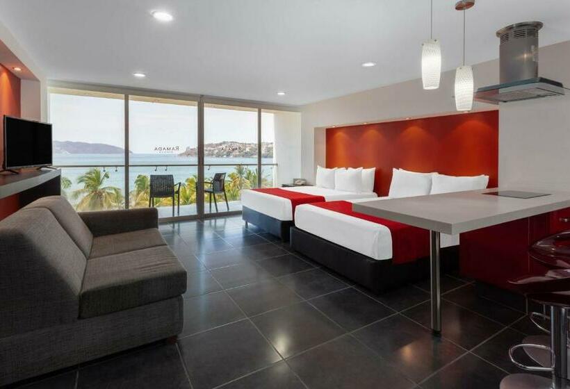 غرفه قياسيه سريرين مزدوجين, Ramada By Wyndham Acapulco Hotel & Suites