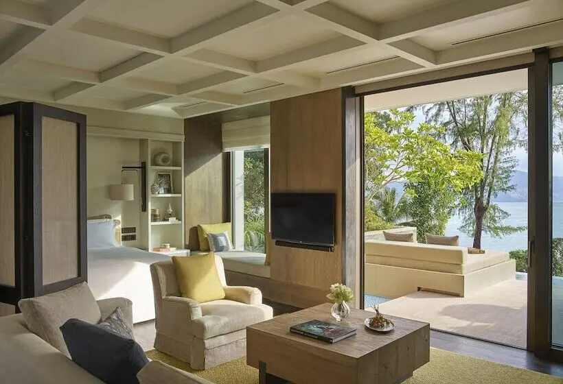 Standard-huone Parivuode, Rosewood Phuket