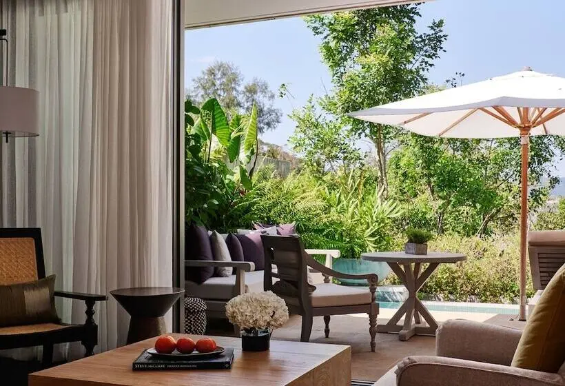 Standard-huone Parivuode, Rosewood Phuket