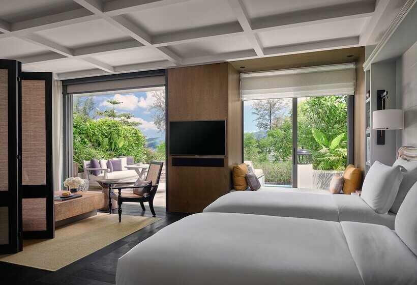 스탠다드 룸 가든 전망, Rosewood Phuket