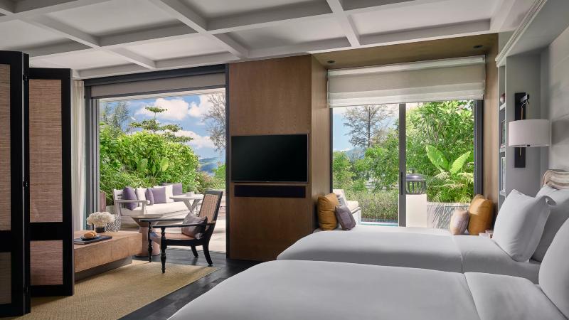 스탠다드 룸 가든 전망, Rosewood Phuket