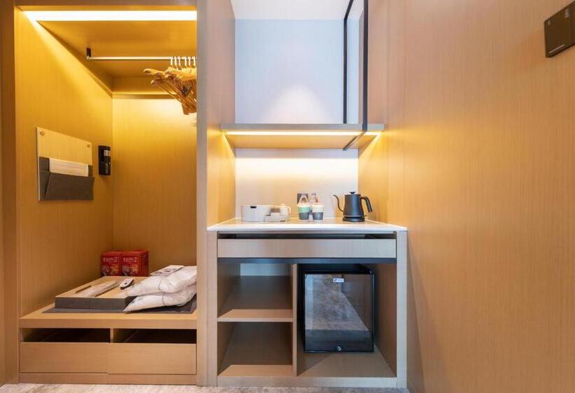 غرفة قياسية ذات إطلالة, Atour S Hotel Zhuhai Gongbei Port Netease Selected