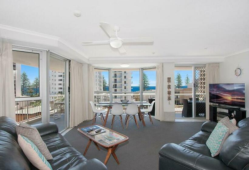 침실 2개 바다 전망 아파트, Rainbow Bay Resort Holiday Apartments