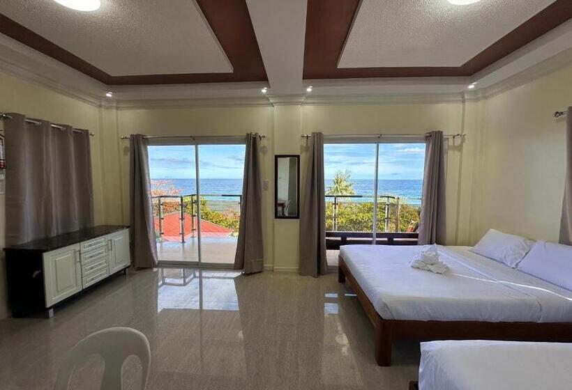 اتاق لوکس با چشم‌انداز دریا, Pearl Resort Panglao,dauis Bikini Beach