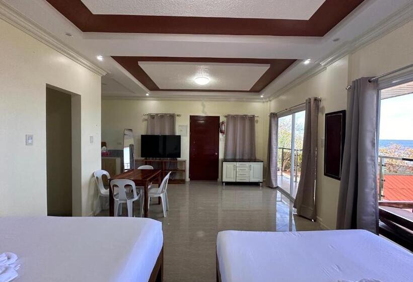 اتاق لوکس با چشم‌انداز دریا, Pearl Resort Panglao,dauis Bikini Beach