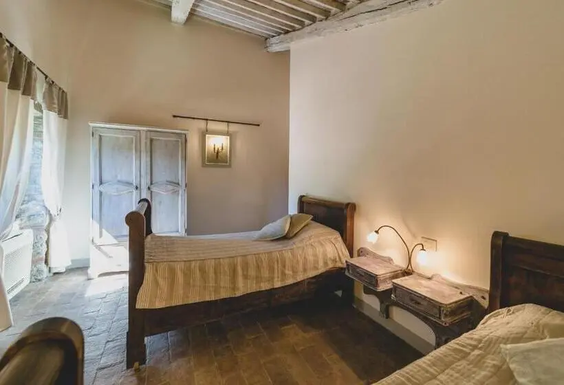 景色の見えるスタンダード４人部屋, Country Relais La Mortella