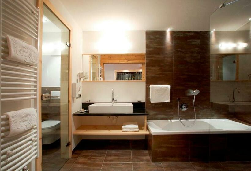 חדר סטנדרט לארבעה, Ciasa Soleil