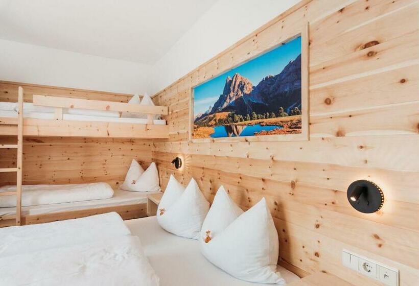 חדר לארבעה סטנדרטי עם נוף לגינה, Pension Sonnenhof