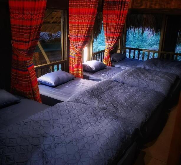 تختخواب در اتاق مشترک, Ha Giang Xanh Homestay, Motorbikes And Loop Tours