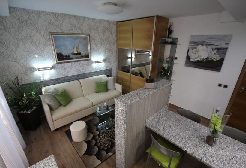 آپارتمان 1 خوابه با چشم‌انداز دریا, Pension Silvia