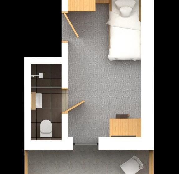 اتاق استاندارد یک تخته با بالکن, Privillage Stare   B&b