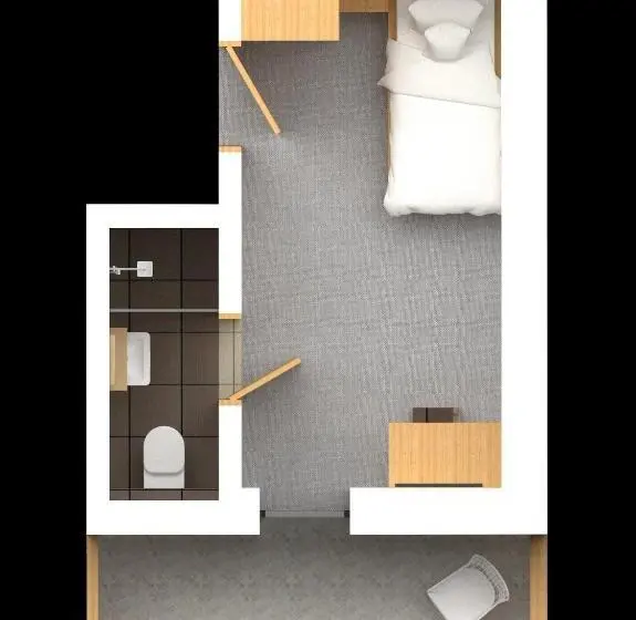 اتاق استاندارد یک تخته با بالکن, Privillage Stare B&b