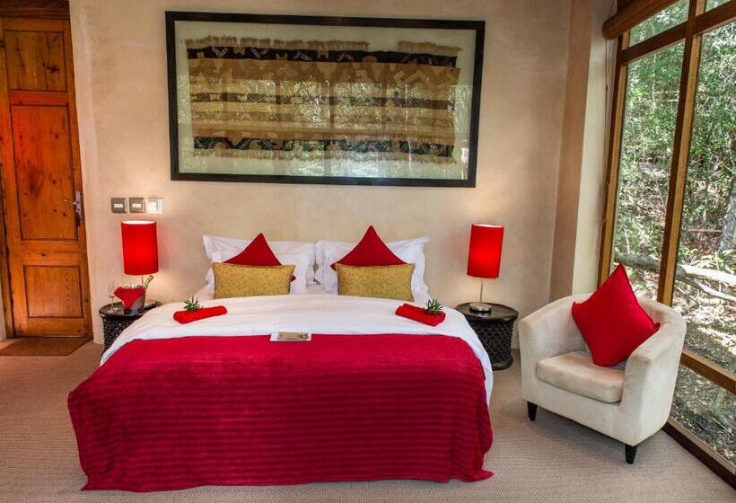 غرفة ديلوكس مزودة بشرفة, Trogon House And Forest Spa