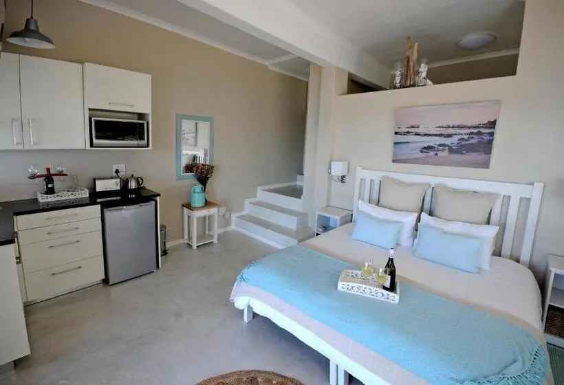 海の見えるダブルベッドスタンダードルーム, Rocklands Seaside Bed And Breakfast