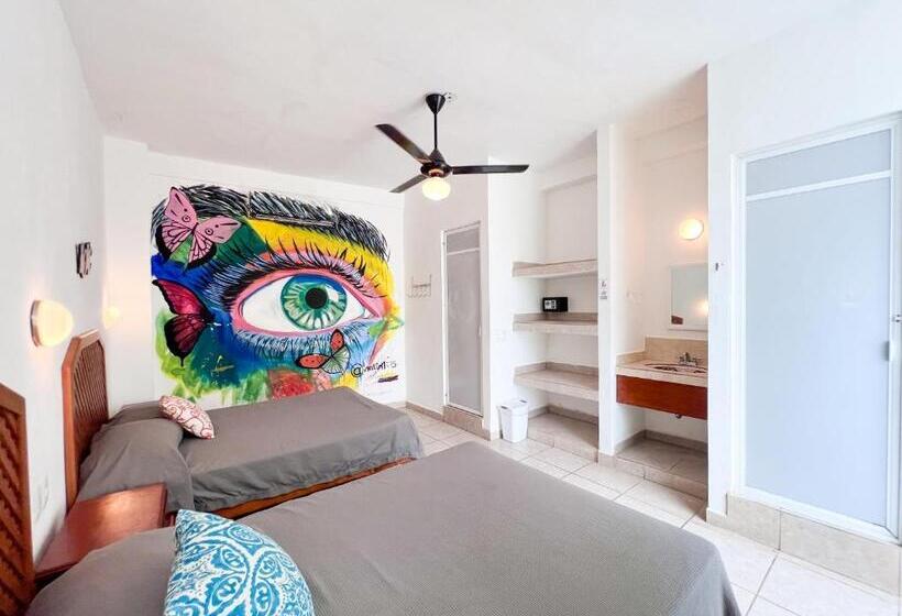 Pokój Superior Widok Basen, Ith Sayulita Amazing Surf Hostel