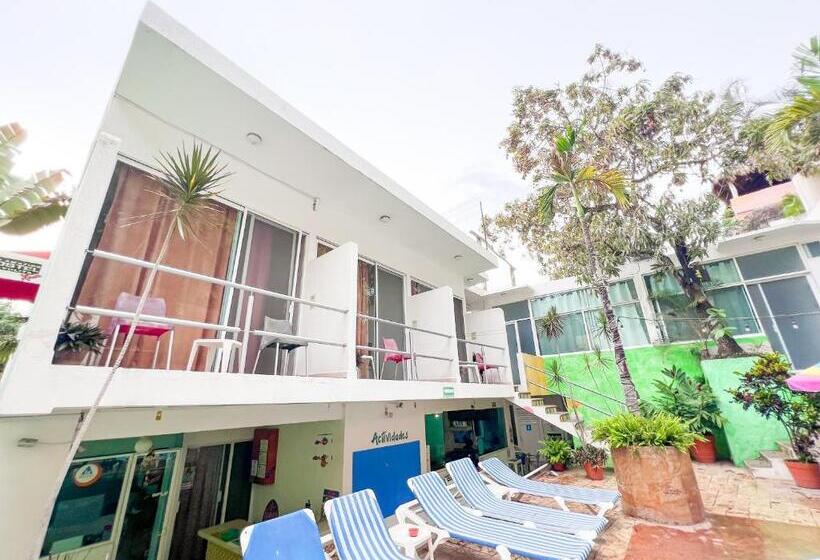 バス共有のスタンダードルーム, Ith Sayulita Amazing Surf Hostel