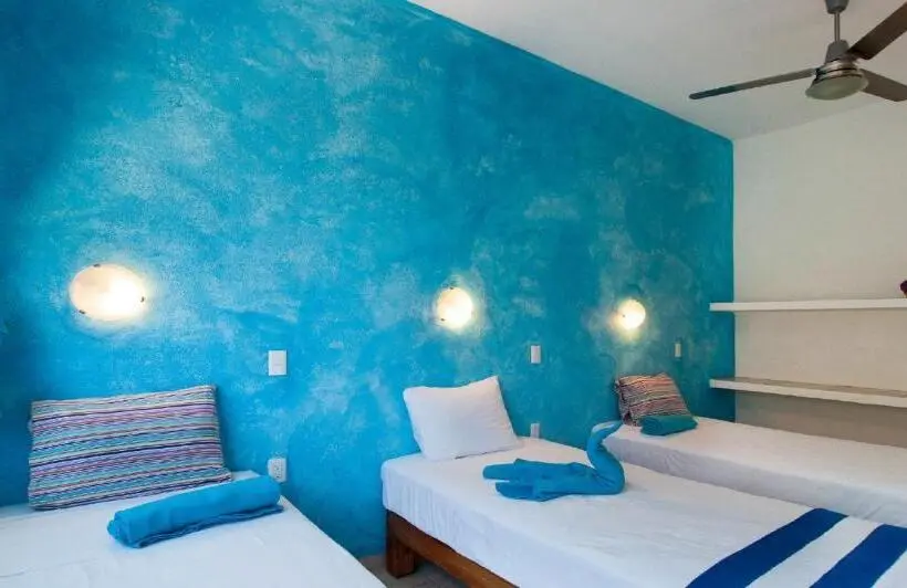 اتاق استاندارد سه تخته با سرویس بهداشتی مشترک, Ith Sayulita Amazing Surf Hostel