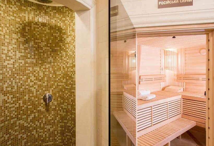 اتاق استاندارد با بالکن, &spa Pysanka, готель писанка, 3 сауни та джакузі   індивідуальний відпочинок у спа