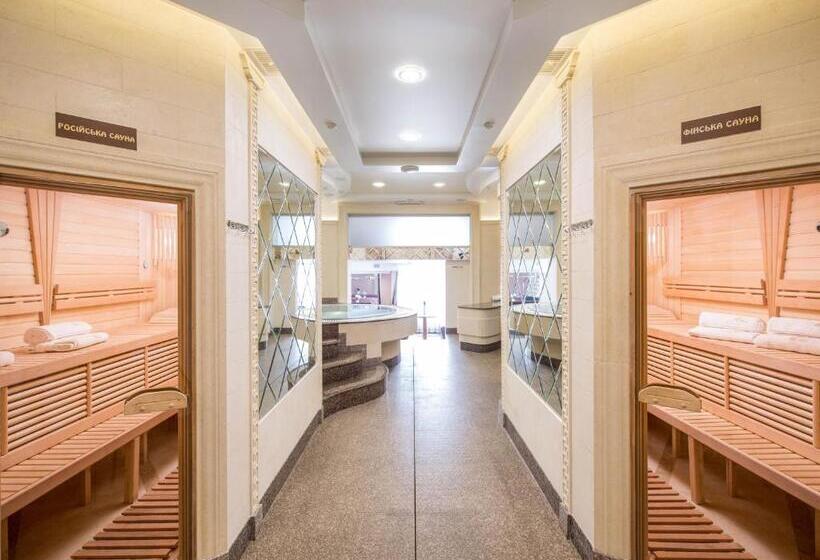 اتاق راحتی یک تخته, &spa Pysanka, готель писанка, 3 сауни та джакузі   індивідуальний відпочинок у спа