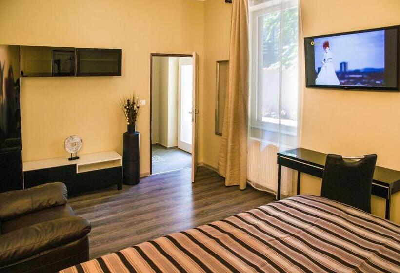 اتاق استاندارد با تخت بزرگ, Dům U Pikové Desítky