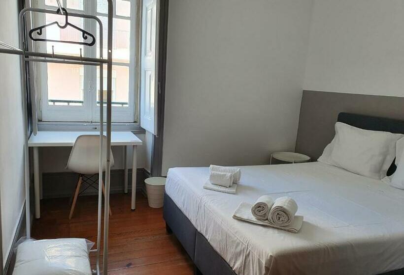 اتاق استاندارد با سرویس بهداشتی مشترک, Baixa Terrace Hostel