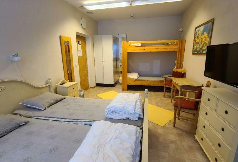 Номер Стандарт Четырехместный Совместный Санузел, Vasaloppsmålet   Hostel Mora   Målkullans Vandrarhem