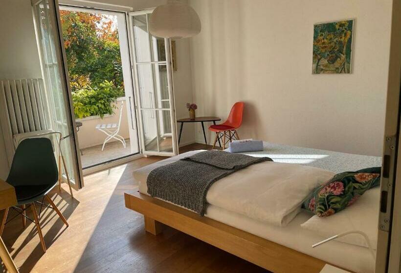 חדר סטנדרט חדר אמבטיה משותף, Au Jardin