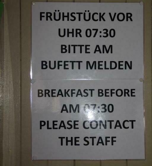 スタンダードシングルルーム, Restaurant Alpina