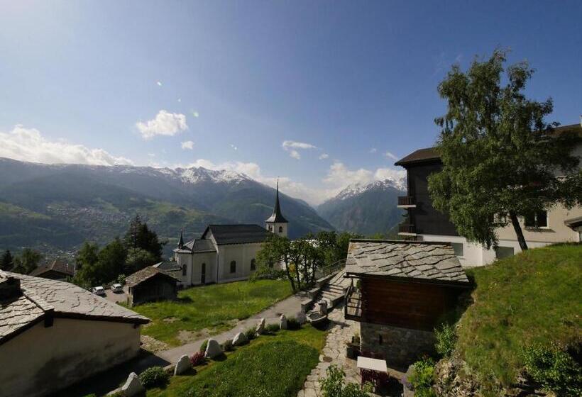 חדר סטנדרט יחיד עם מרפסת, Alpenblick