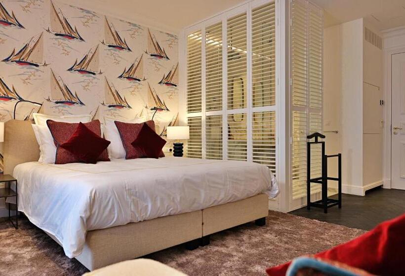 חדר דחוקס עם מיטת קינג, De Lindenhoeve Boutique