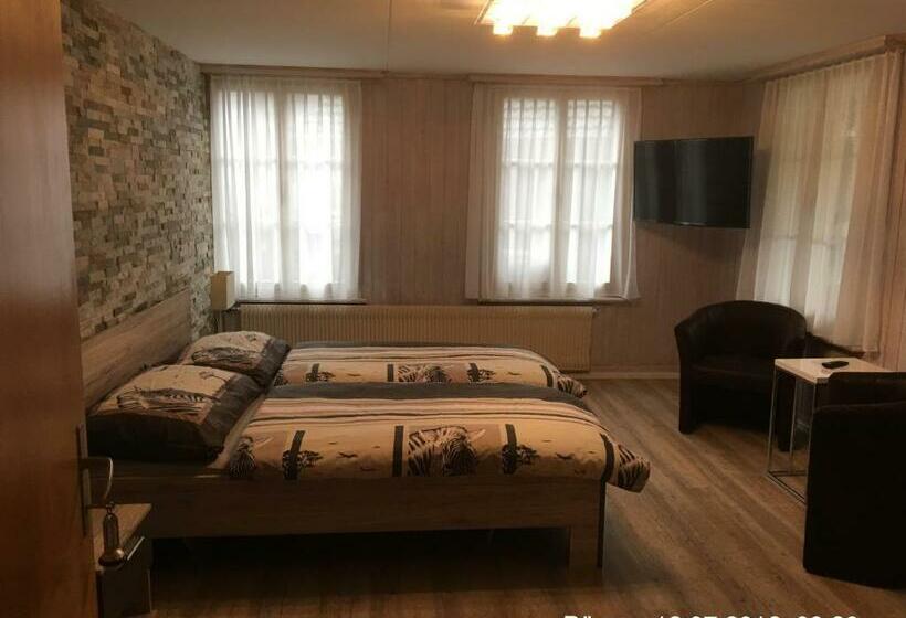 חדר סטנדרט חדר אמבטיה משותף, Landgasthof Hotel Adler