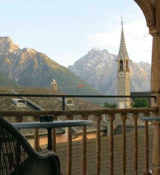 小型套房带阳台, Pensiun Aldier