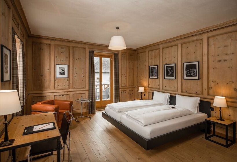 带阳台的豪华间, Pensiun Aldier