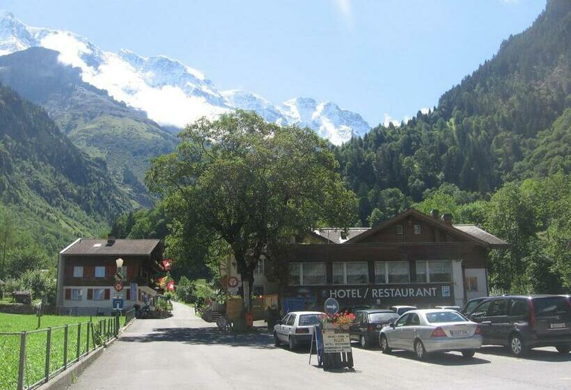 스탠다드 싱글 룸 공동욕실, Restaurant Stechelberg Bed & Breakfast