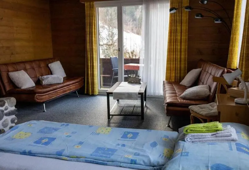 Huoneisto 1 Makuuhuone, Restaurant Stechelberg Bed & Breakfast
