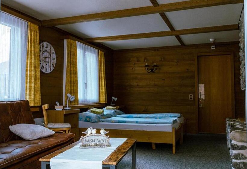 침실 1개 아파트, Restaurant Stechelberg Bed & Breakfast