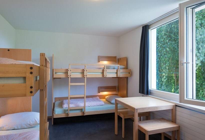 스탠다드 4인용 룸 공용 욕실, Stein Am Rhein Youth Hostel