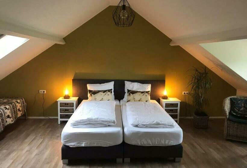 חדר סופריור נוף לגינה, B&b De Rivierduin