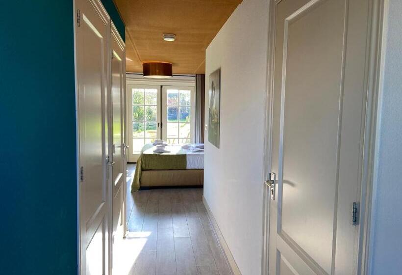 غرفة ديلوكس مزودة بتراس, Recreatiepark Wiringherlant