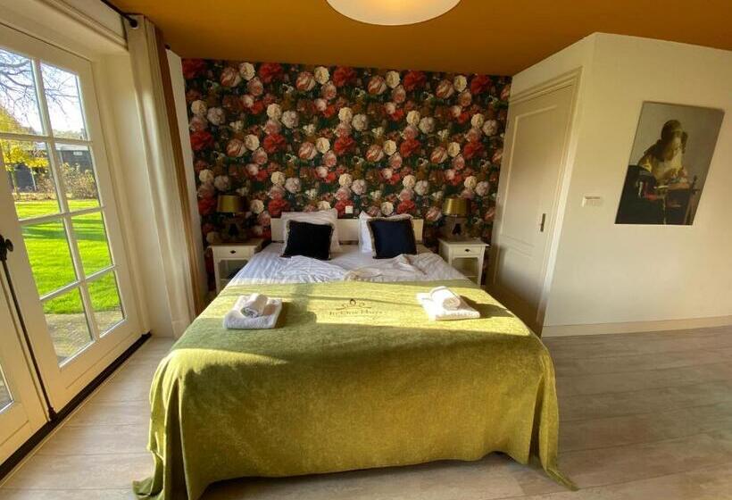 غرفة ديلوكس مزودة بتراس, Recreatiepark Wiringherlant