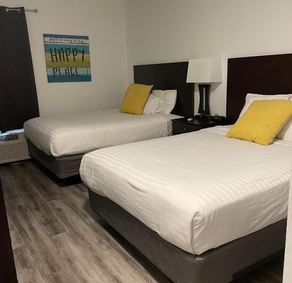 ２ダブルベッドのスタンダードルーム, Bay Lodging Resort